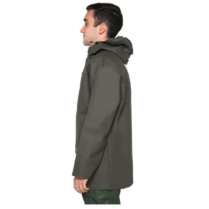 Guy Cotten Isoder Jacket Green Waterproof Side View